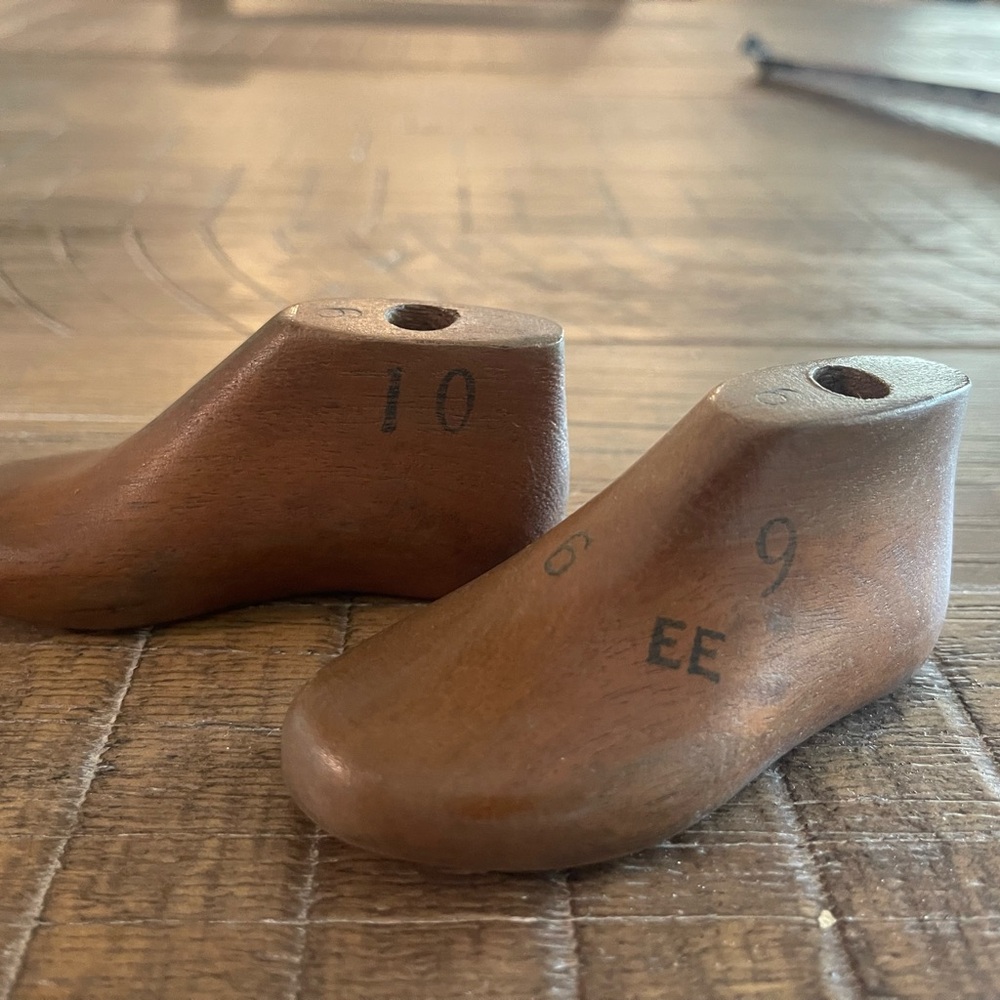 Antique Vintage Children’s Wooden Shoe Forms